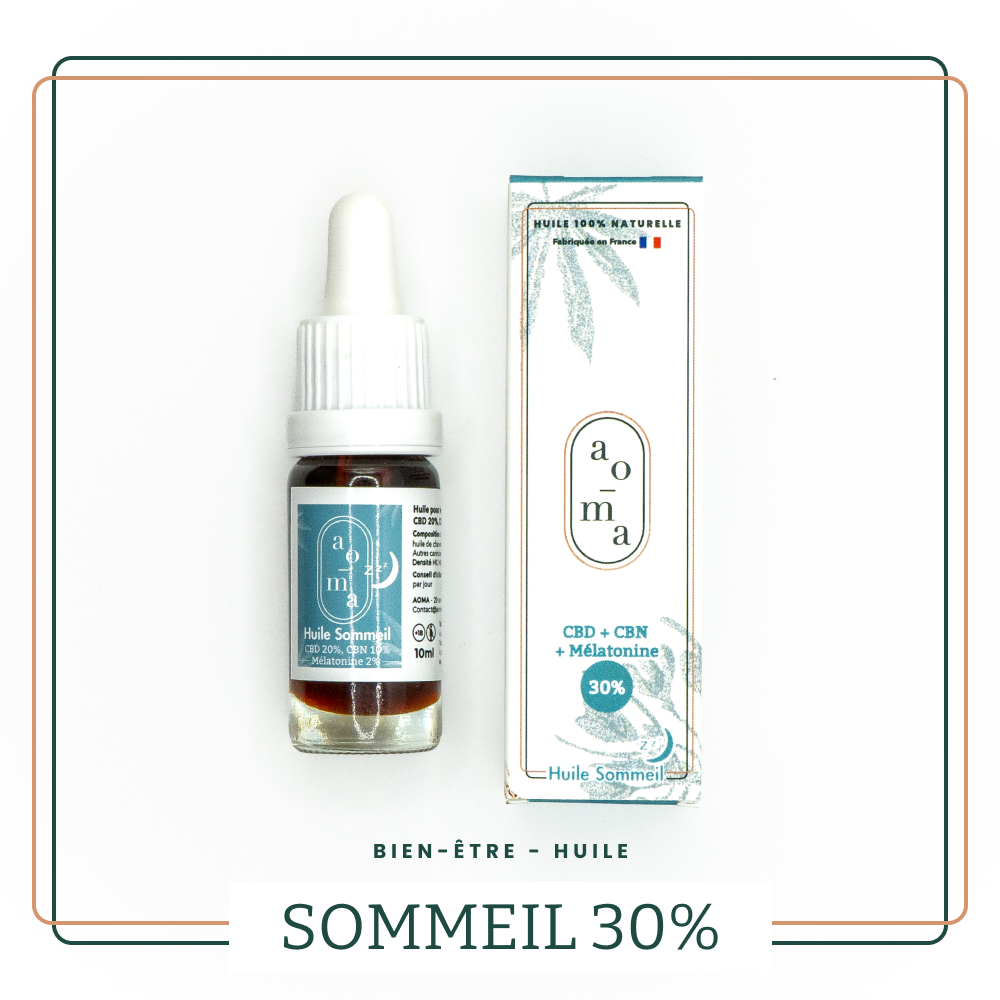 Huile CBG 30% Soirée Cannabigerol AOMA Grossiste