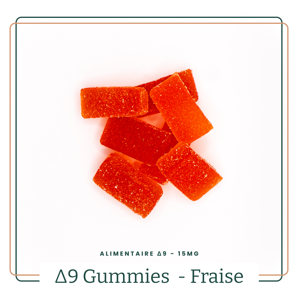 Gummies Δ9 27mg Fraise Format Vrac AOMA