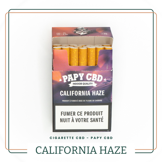 Papy CBD Cigarettes California Haze AOMA Grossiste