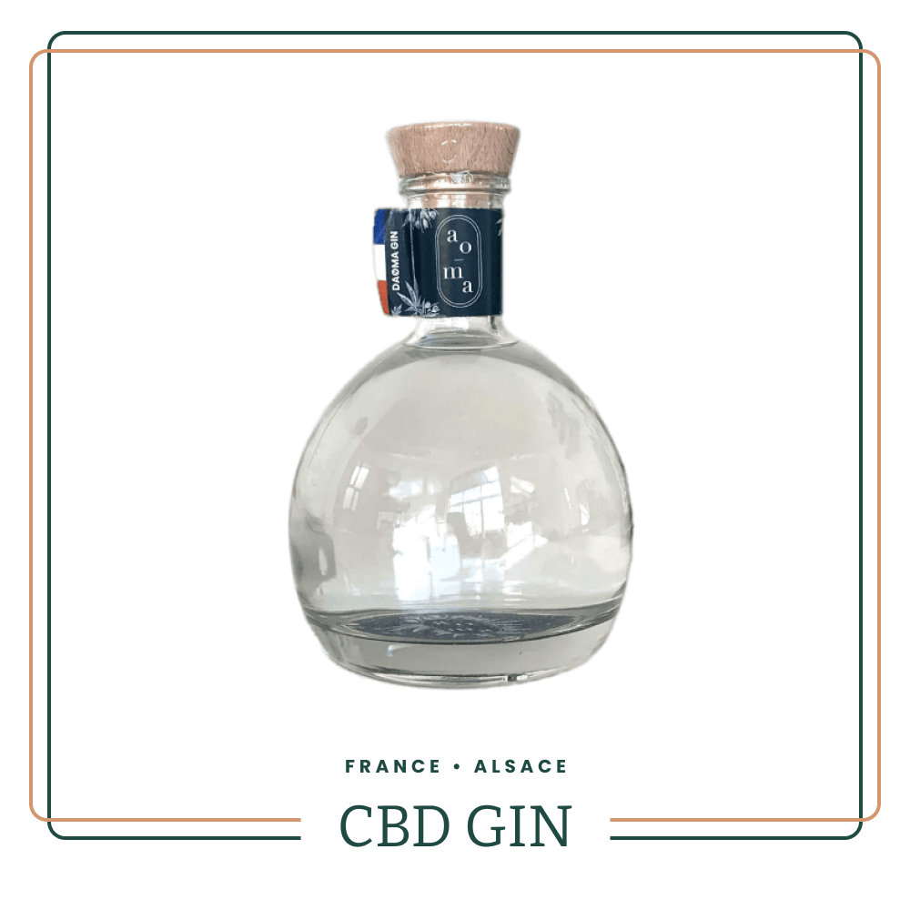 Gin CBD DAØMA Distillé Alsace AOMA Grossiste