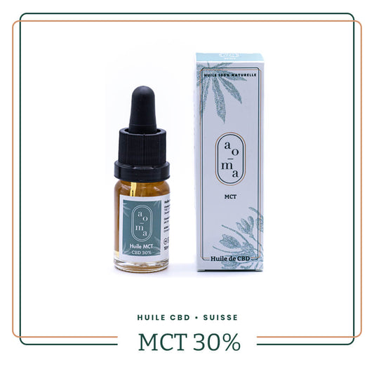 Huile CBD MCT 30% Concentrée AOMA