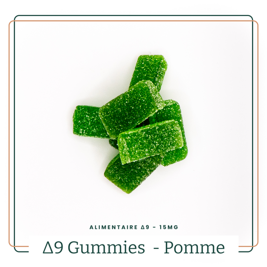 Gummies Δ9 27mg Pomme Format Vrac AOMA