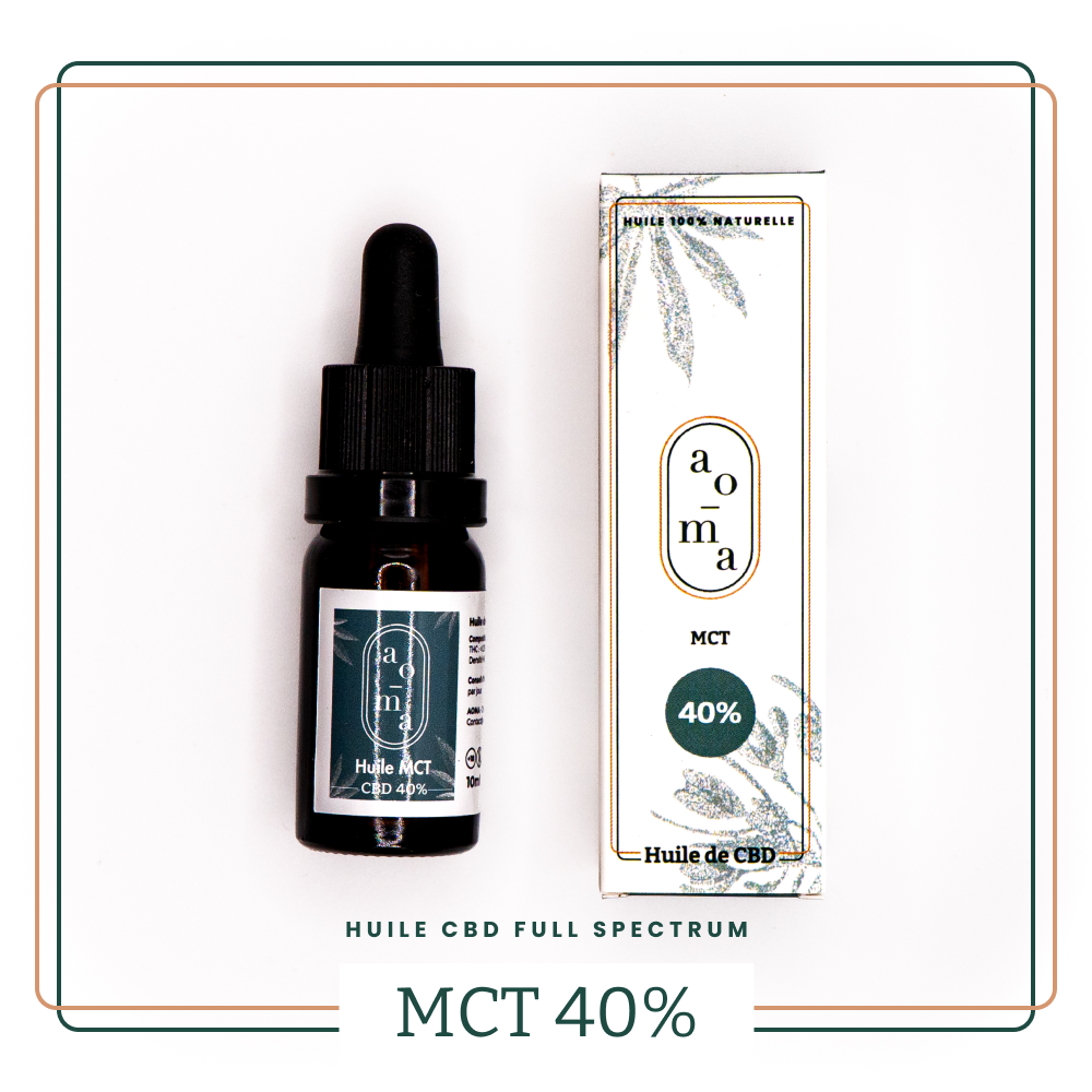Huile CBD MCT 40% Concentration Max AOMA
